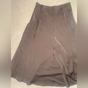 Nasty gal satin midi skirt